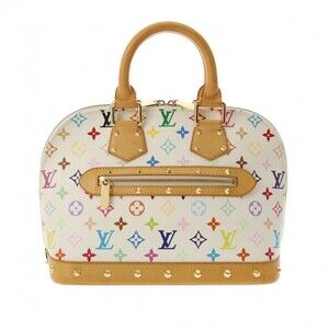 Louis Vuitton Monogram Alma Bron White Multicolore Multicolor Handbag